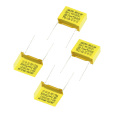 2016 Venda Quente Amarelo 1.0UF 275VAC X2 Metalizado Capacitor de Filme de Polipropileno Tmcf18-2